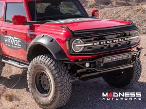 Ford Bronco Front Bumper - Metal Masher - Textured Black - Havoc 